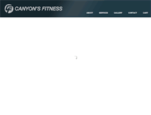 Tablet Screenshot of canyonsfitness.com